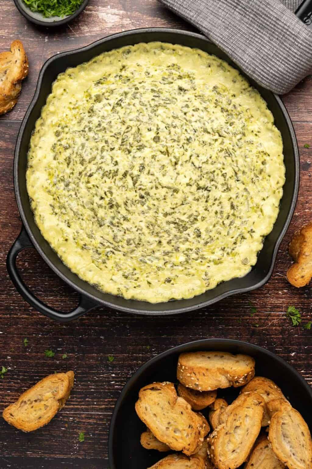 Easy Baked Spinach Dip Gimme That Flavor