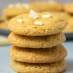 White chocolate chip cookies