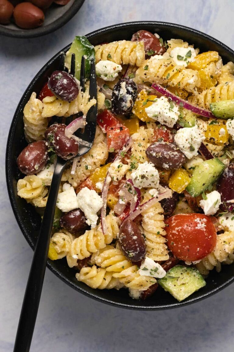 Greek Pasta Salad - Gimme That Flavor