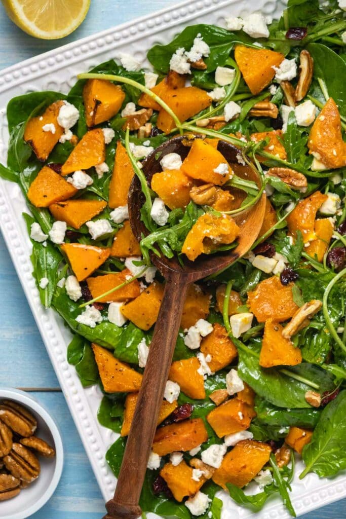Roasted Pumpkin Salad Gimme That Flavor