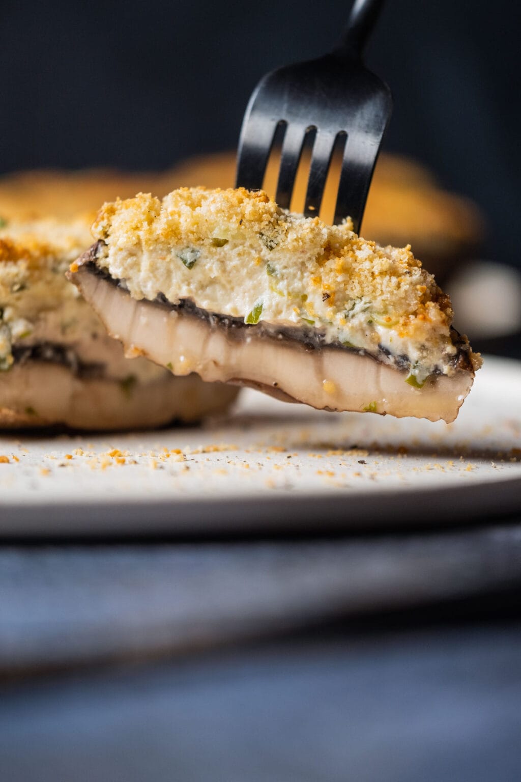 Vegetarian Stuffed Mushrooms - Gimme That Flavor