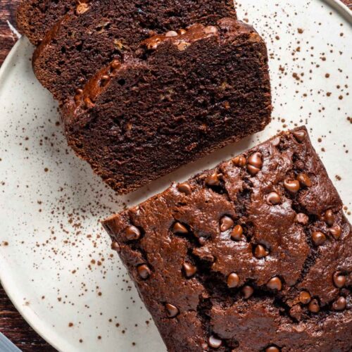 Double Chocolate Banana Snack Cake - The Baking ChocolaTess