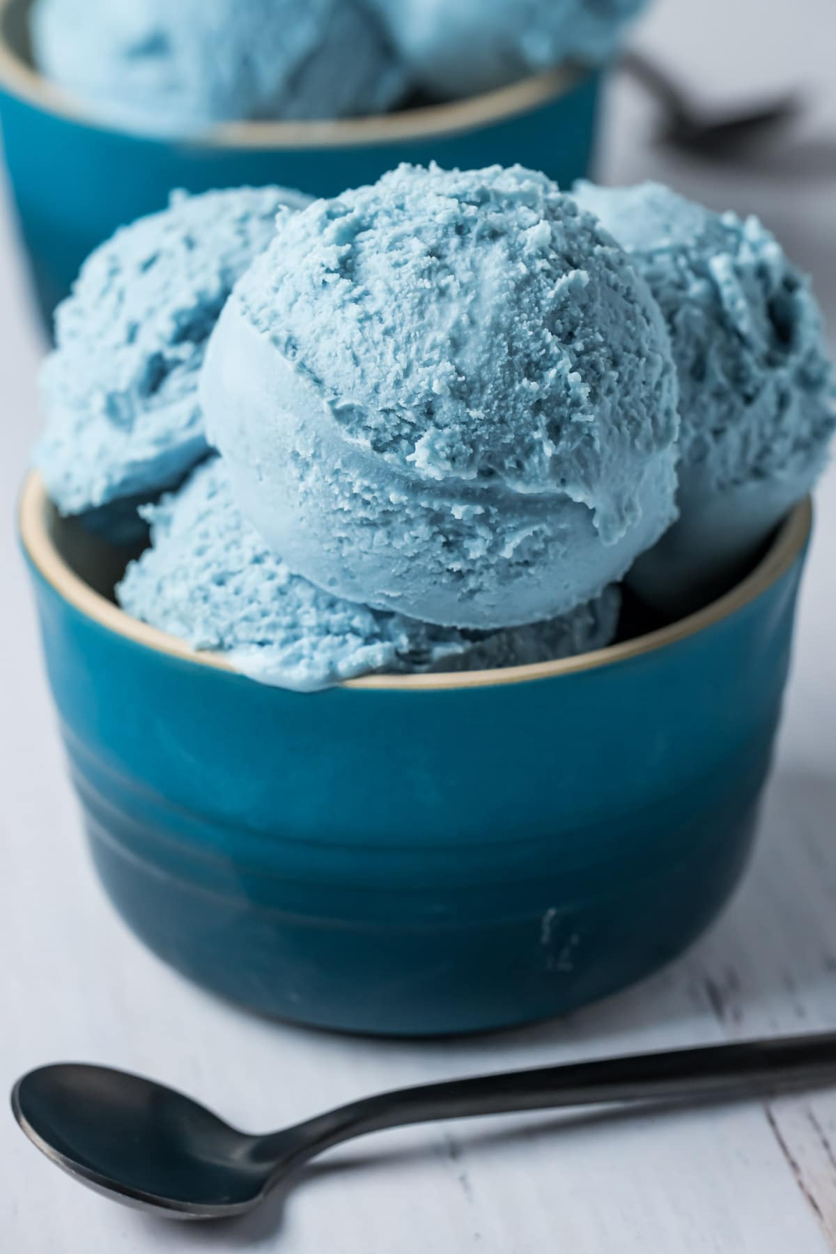 Blue goo cotton candy ice cream! The best flavor burst flavor <3