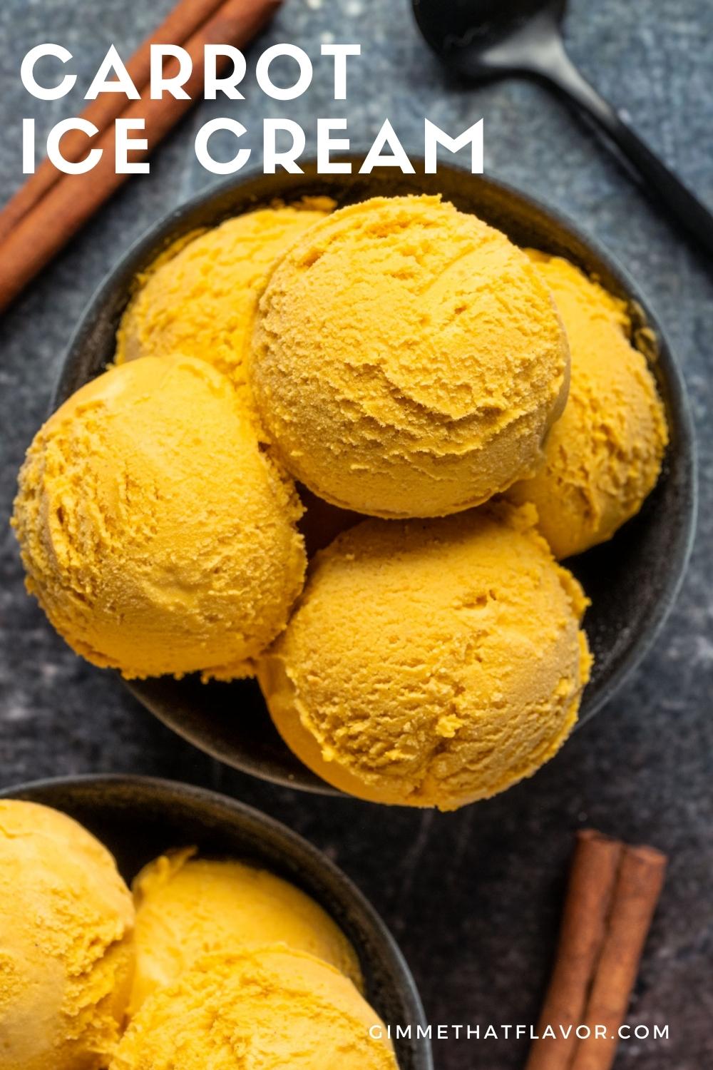 Carrot Ice Cream Gimme That Flavor