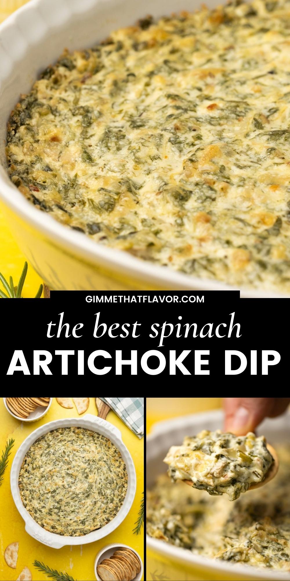 Spinach Artichoke Dip - Gimme That Flavor