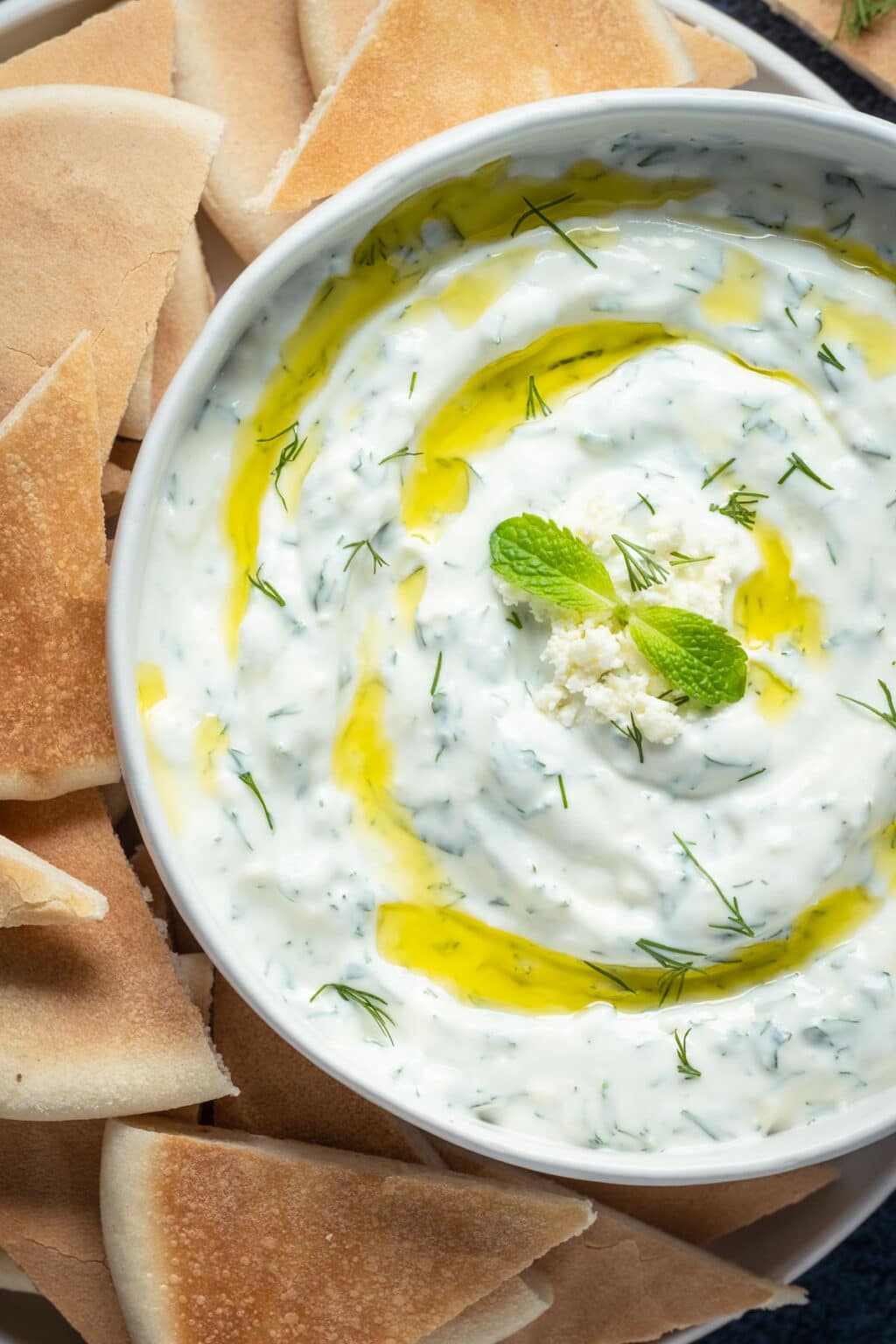 Haydari (Turkish Yogurt Dip) - Gimme That Flavor