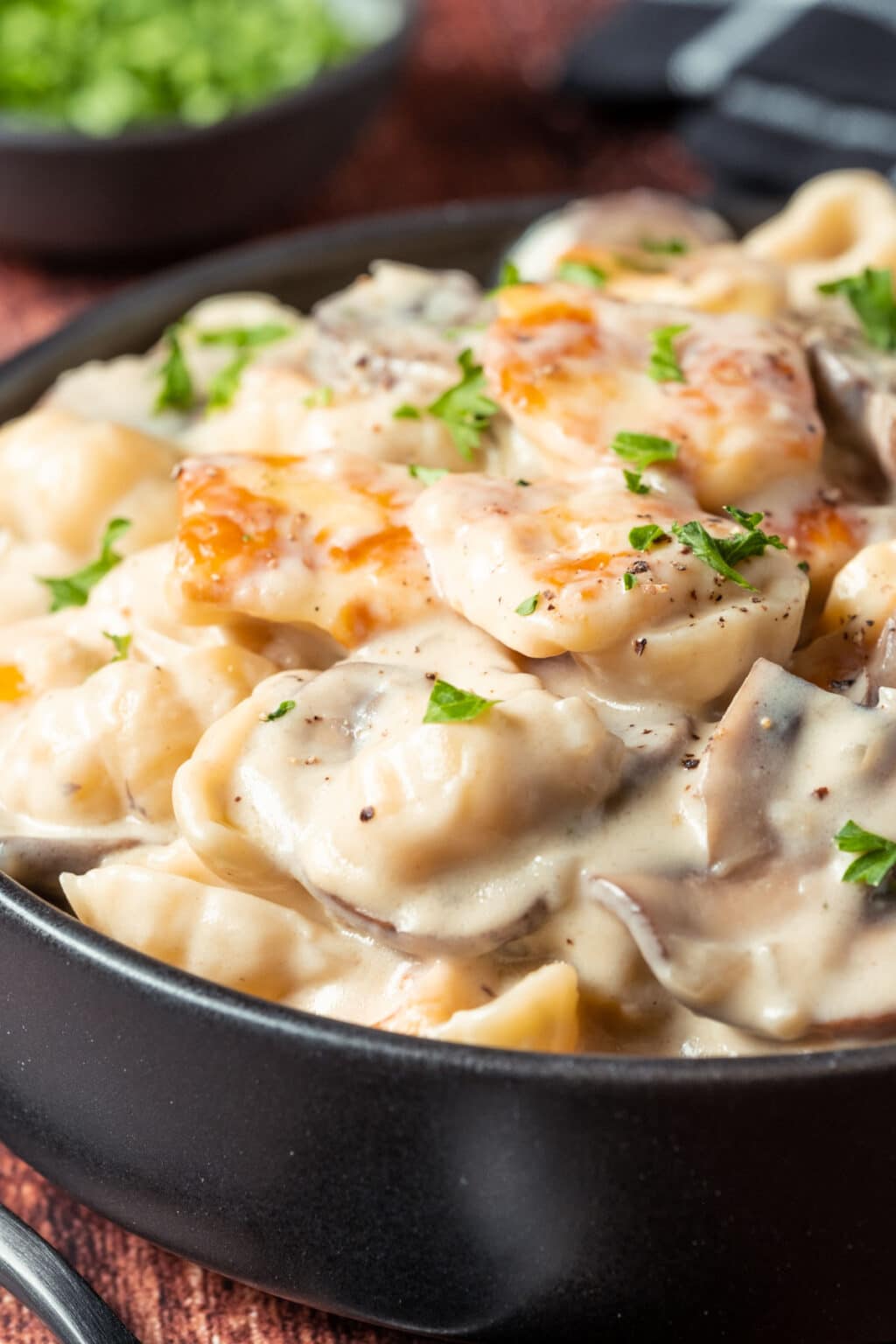 Halloumi Stroganoff - Gimme That Flavor