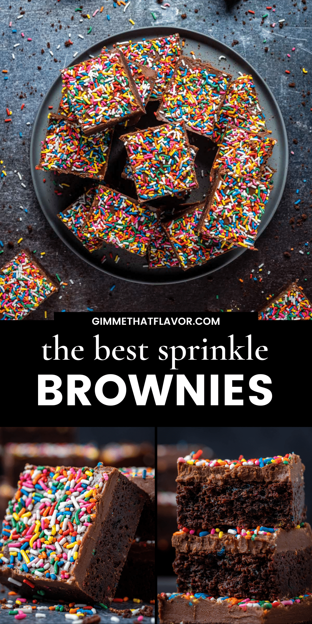 Sprinkle Brownies Gimme That Flavor